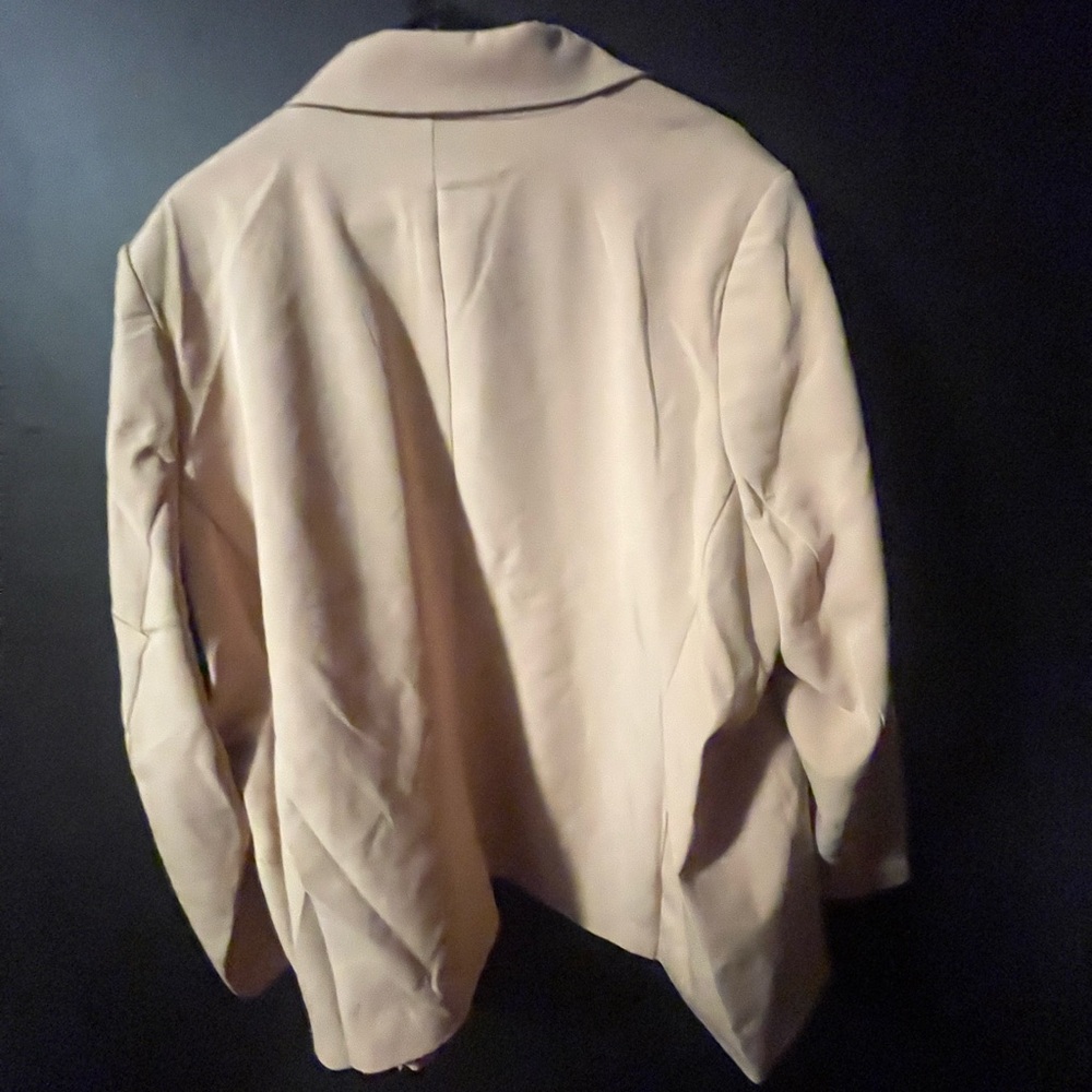 The drop Blake long blazer Women's Tan Blazer ( Size 3x) - Picture 9 of 9